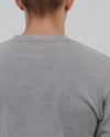 BASERANGE crew neck long sleeve T-shirt France BAS-TOBL-CO-WI24-BASALT GREY